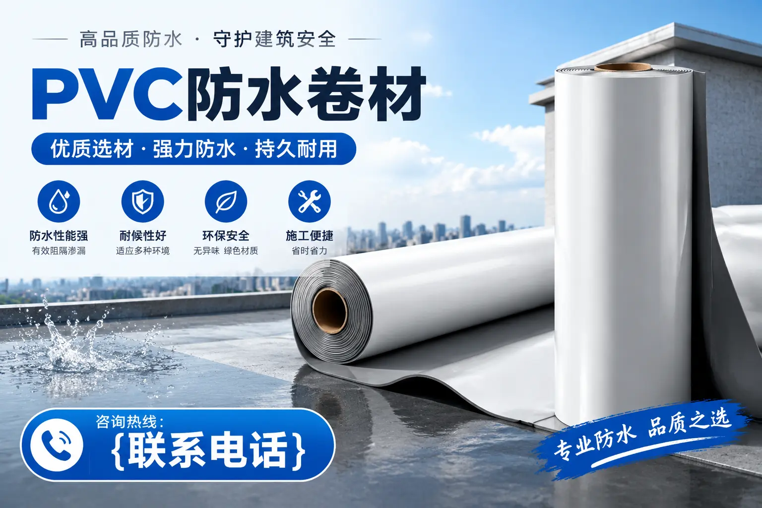 PVC防水卷材的选购技巧与注意事项，助您在龙岩找到合适产品